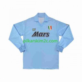 Koszulka SSC NAPOLI 1991 Retro Główna 1990 Koszulki Piłkarskie(L/S)